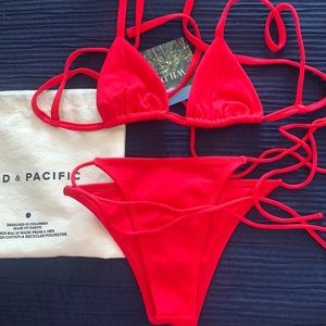 Wild & pacific red bikini